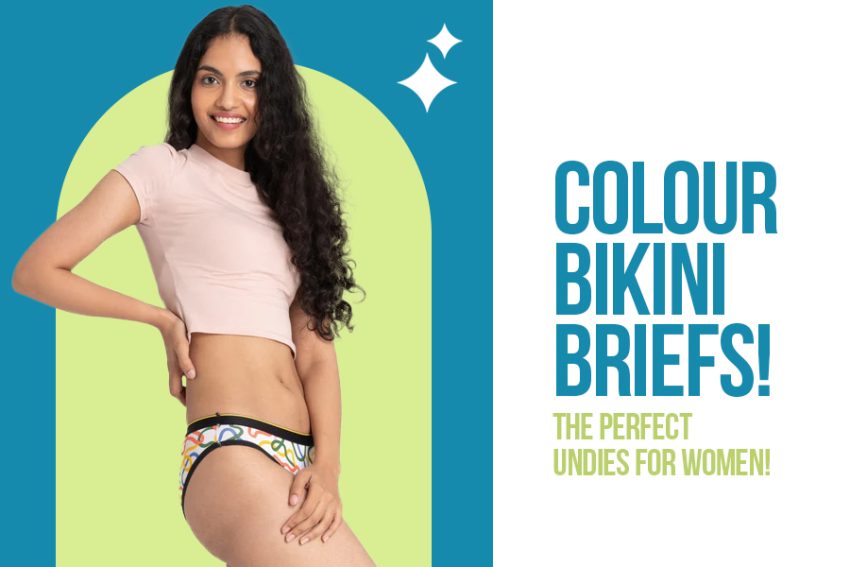 Colour bikini briefs — the perfect undies for women!